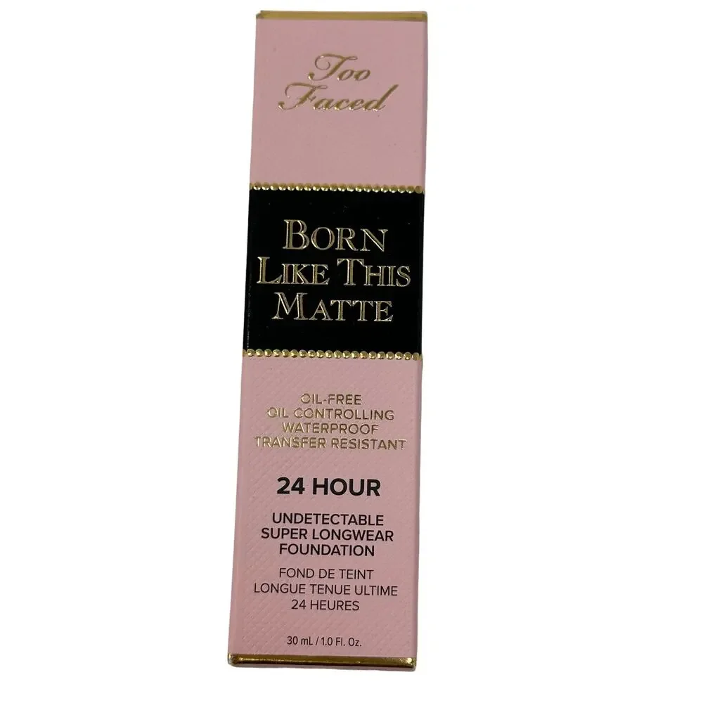 Too Faced Born Like This Matte 24 Hour Long Wear Foundation Ivory 06 Oil Free